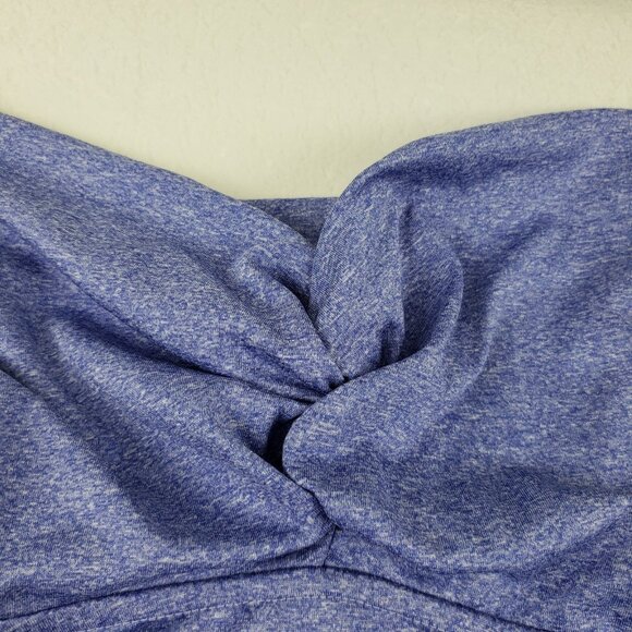 Albion Cowl Neck Pullover Sweatshirt Womens Large Blue Long Sleeve Active Top - Picture 8 of 12